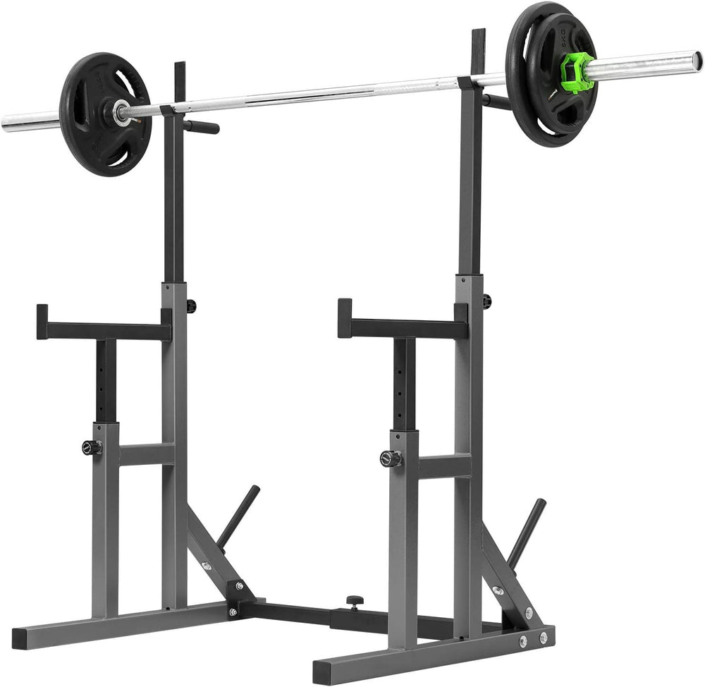 Adjustable Squat Rack And Dip Station